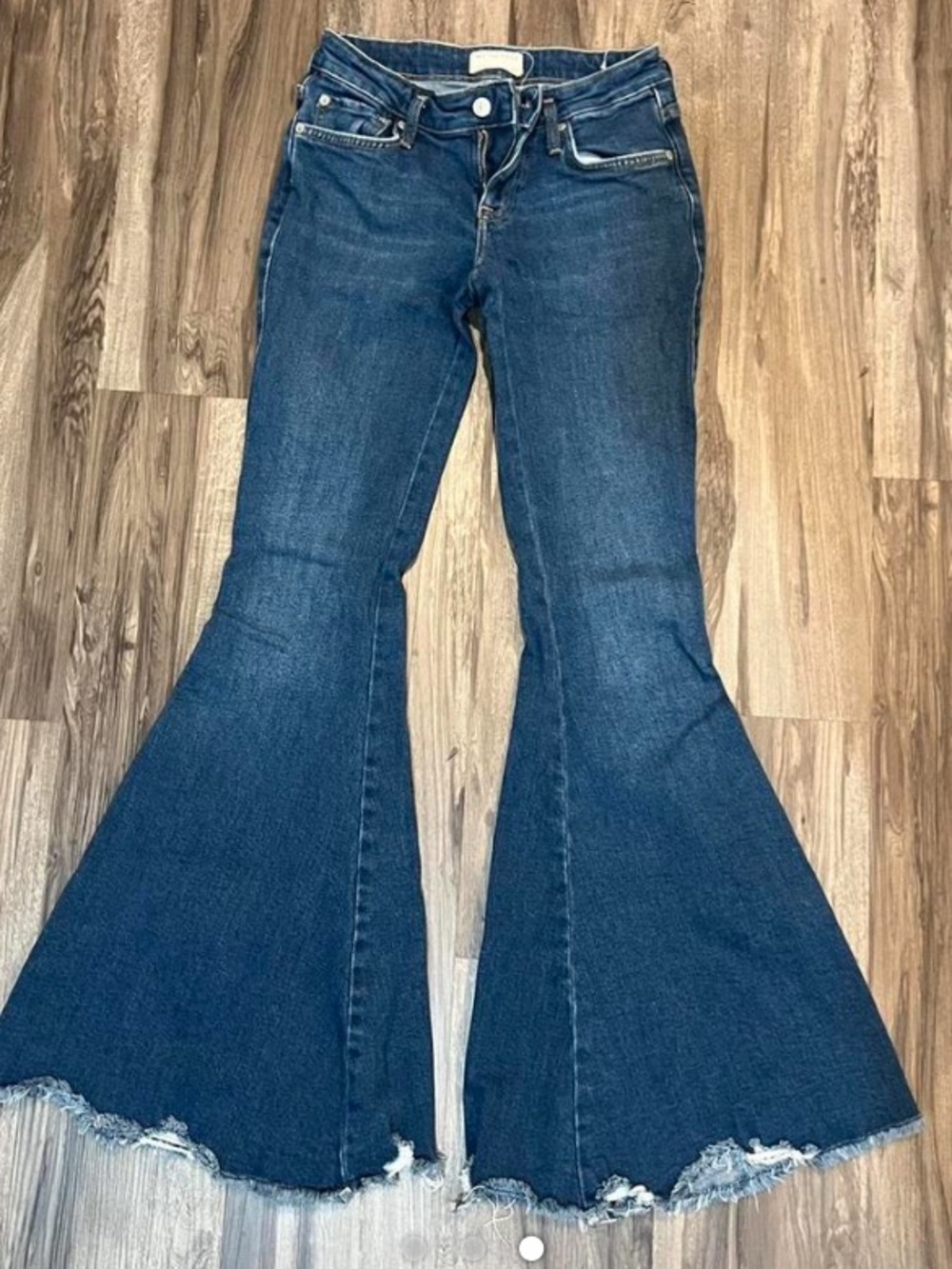 Free people We The Free Emre Low-Rise Flare Jeans!